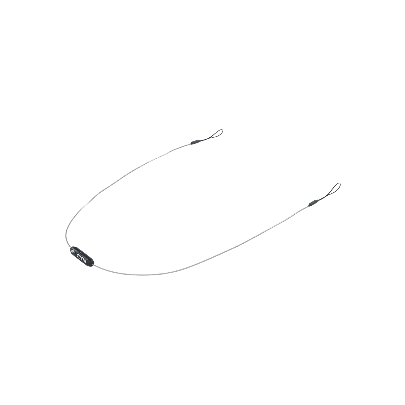 COSTA DEL MAR C-LINE LOOP RETAINER SILVER BLACK