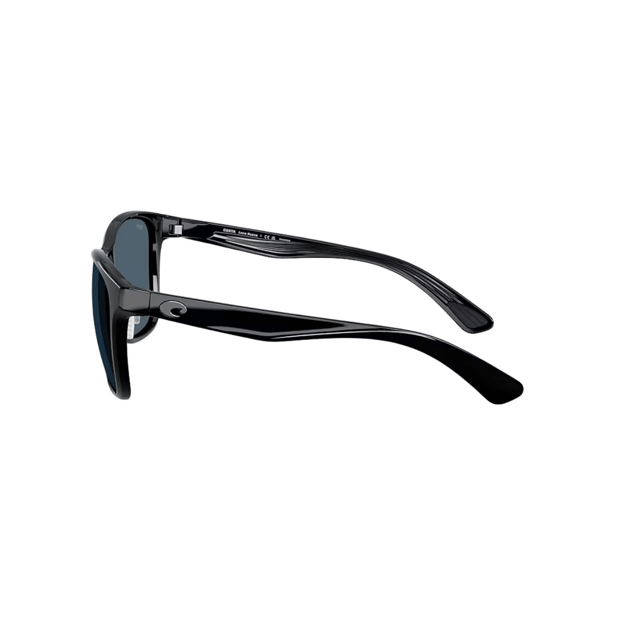 COSTA DEL MAR LUNA NUEVA SUNGLASSES - BLACK SIDE