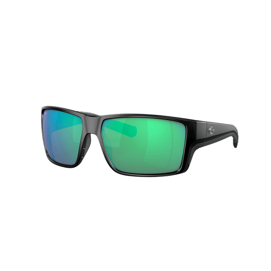 COSTA DEL MAR REEFTON PRO SUNGLASSES - MATTE BLACK/GREEN MIRROR