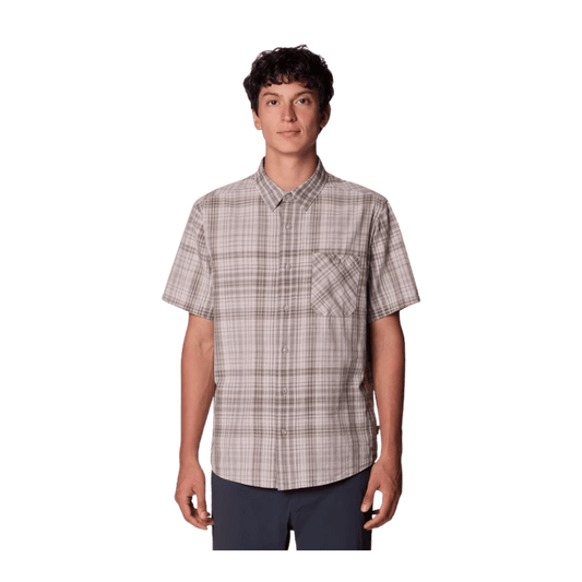 MOUNTAIN HARDWEAR MEN'S COTTONWOOD LITE SS SHIRT - CITY FOG FRICTI