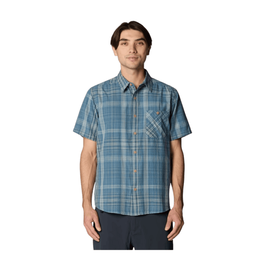 MOUNTAIN HARDWEAR MEN'S COTTONWOOD LITE SS SHIRT - ADRIATIC BLUE F