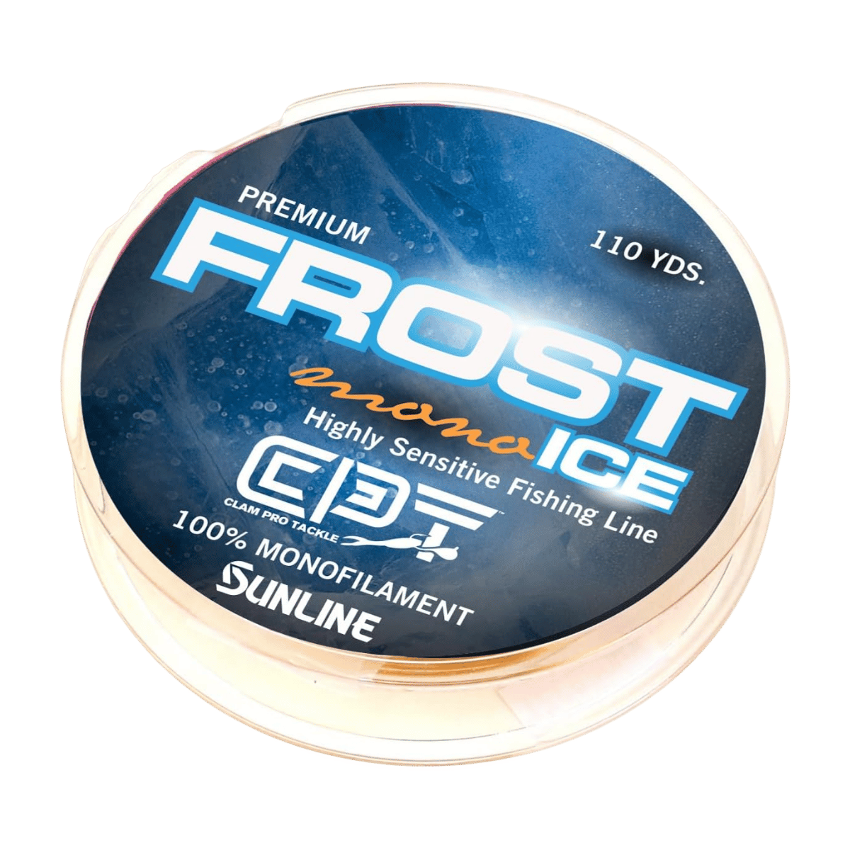 CLAM CPT FROST MONOFILMENT 110YD - 07 LBS - ORANGE/CLEAR