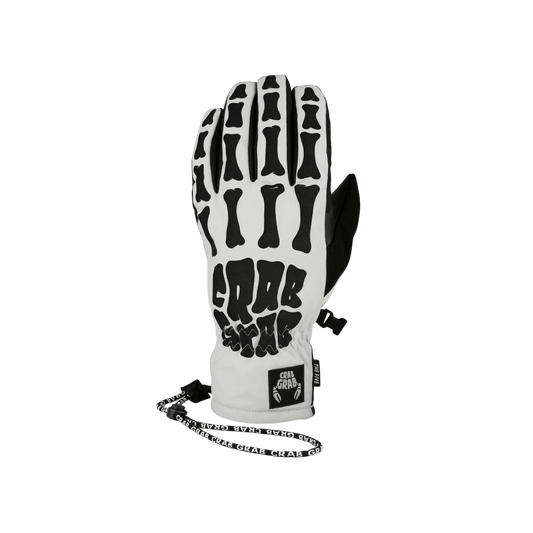 CRAB GRAB FIVE GLOVE WHITE BONES