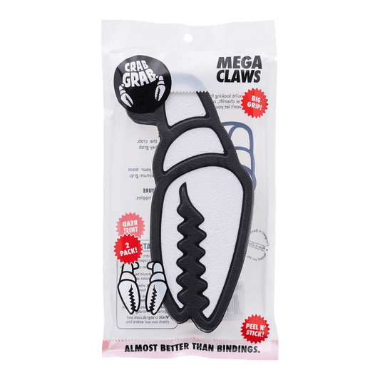 CRAB GRAB MEGA CLAWS STOMP PADS - BLACK WHITE