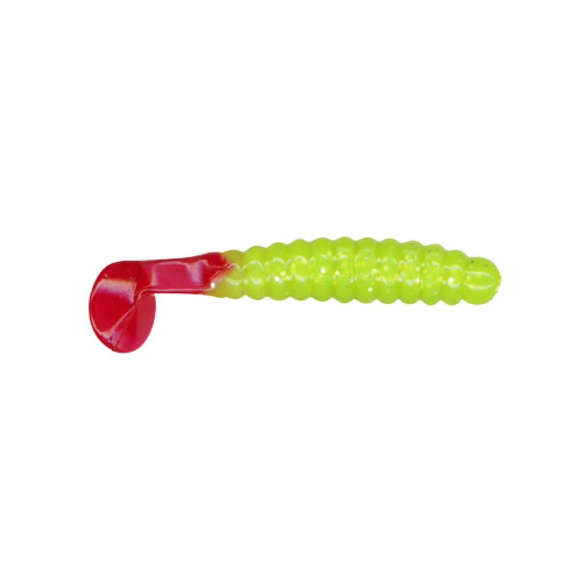 CHARLIE BREWERS CRAPPIE SLIDER GRUB 18PK - 1-1/2 IN CHART GLTR RED