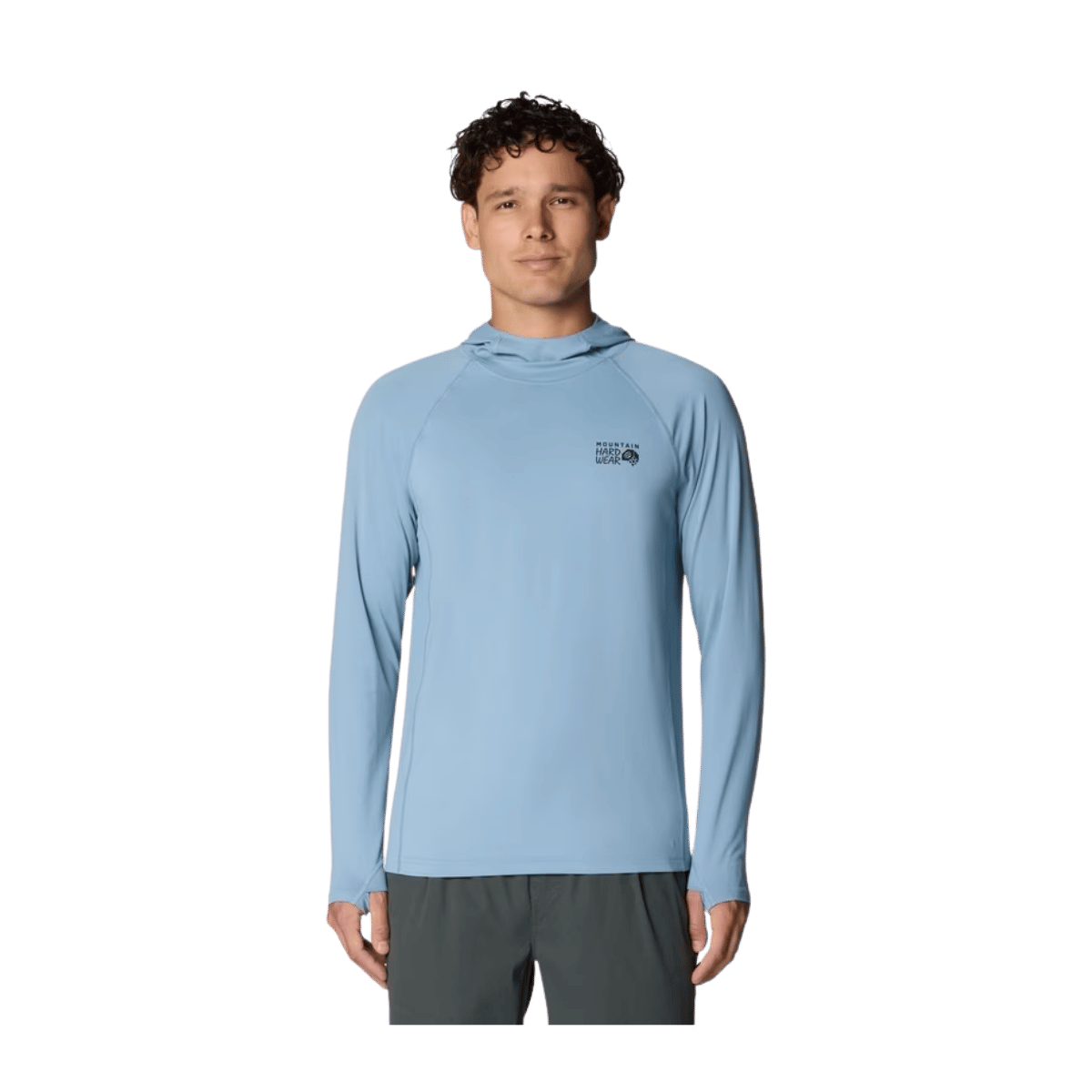 MOUNTAIN HARDWEAR MEN'S CRATER LAKE LS HOODY - ELEMENT