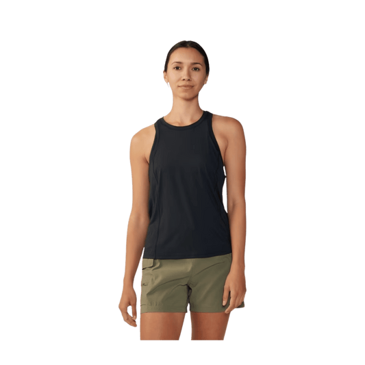 MOUNTAIN HARDWEAR WOMEN'S CRATER LAKE TANK - BLACK