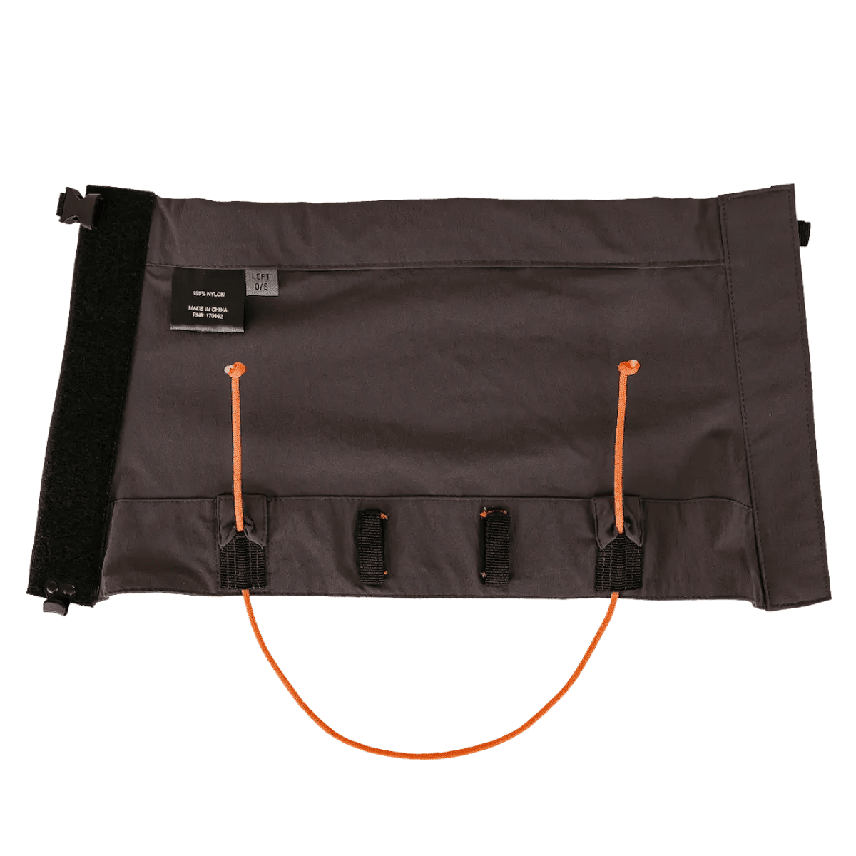 CRISPIBOOT CORTO SHORT GAITER DURAFLEX BUCKLE - GREY - LEFT SIDE VIEW
