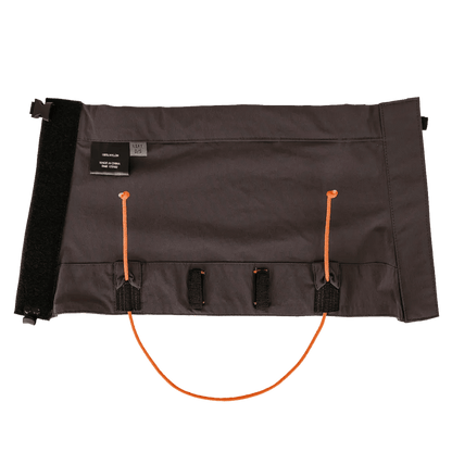CRISPIBOOT CORTO SHORT GAITER DURAFLEX BUCKLE - GREY - LEFT SIDE VIEW