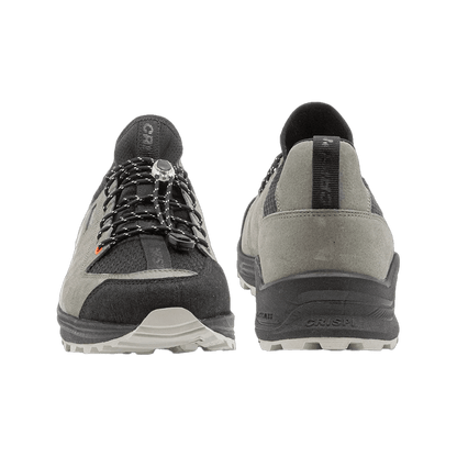 CRISPI MEN'S ATTIVA II SHOES - GREY - TOE + HEEL VIEW