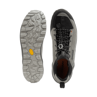 CRISPI MEN'S ATTIVA II SHOES - GREY - TOP + SOLE VIEW