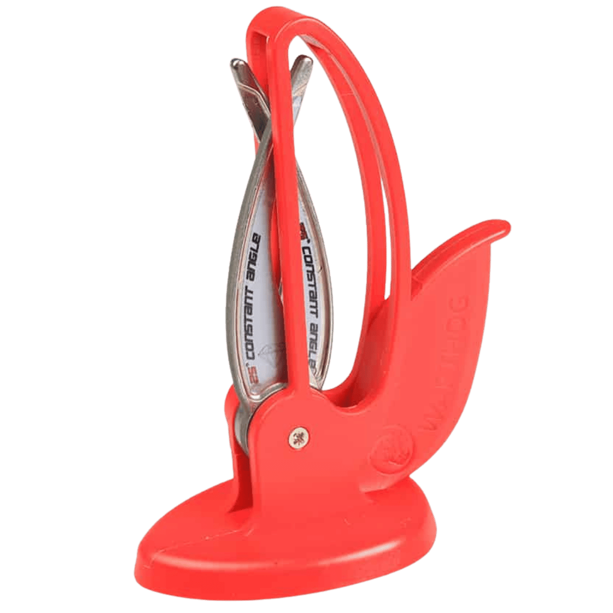 WARTHOG V-SHAPE CURVE KNIFE SHARPENER - RED