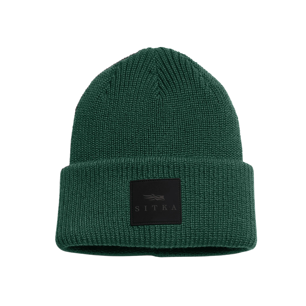 SITKA DOUBLE CUFF ACRYLIC KNIT BEANIE
