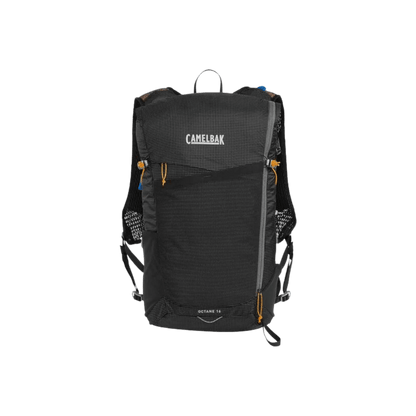 CAMELBAK OCTANE 16 HYDRATION PACK  - 2 L - BLACK/APRICOT - FRONT VIEW