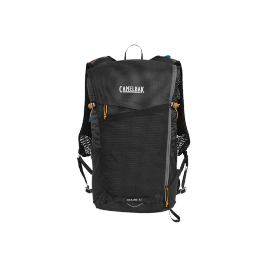 CAMELBAK OCTANE 16 HYDRATION PACK  - 2 L - BLACK/APRICOT - FRONT VIEW