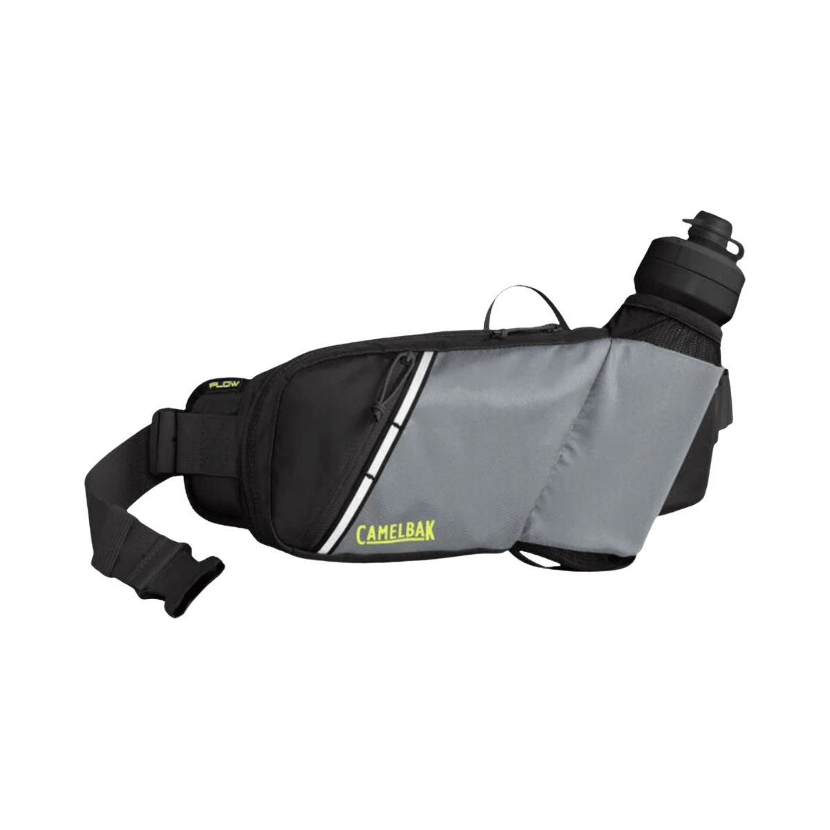 CAMELBAK PODIUM FLOW BELT - 21 OZ - SILVER/LIME - FRONT VIEW