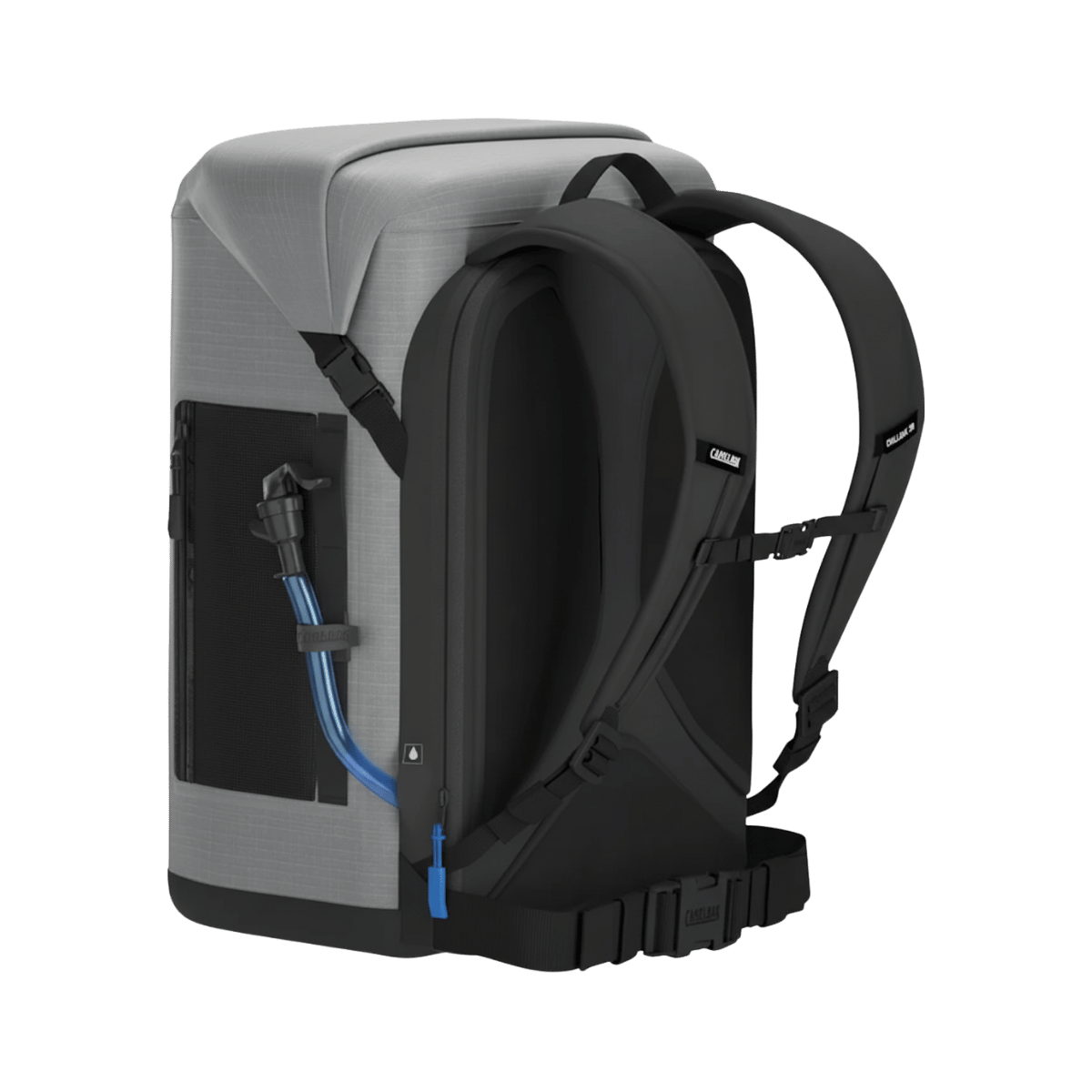 CAMELBAK CHILLBAK PACK 30L SOFT COOLER - 6 L - MONUMENT GREY - BACK VIEW