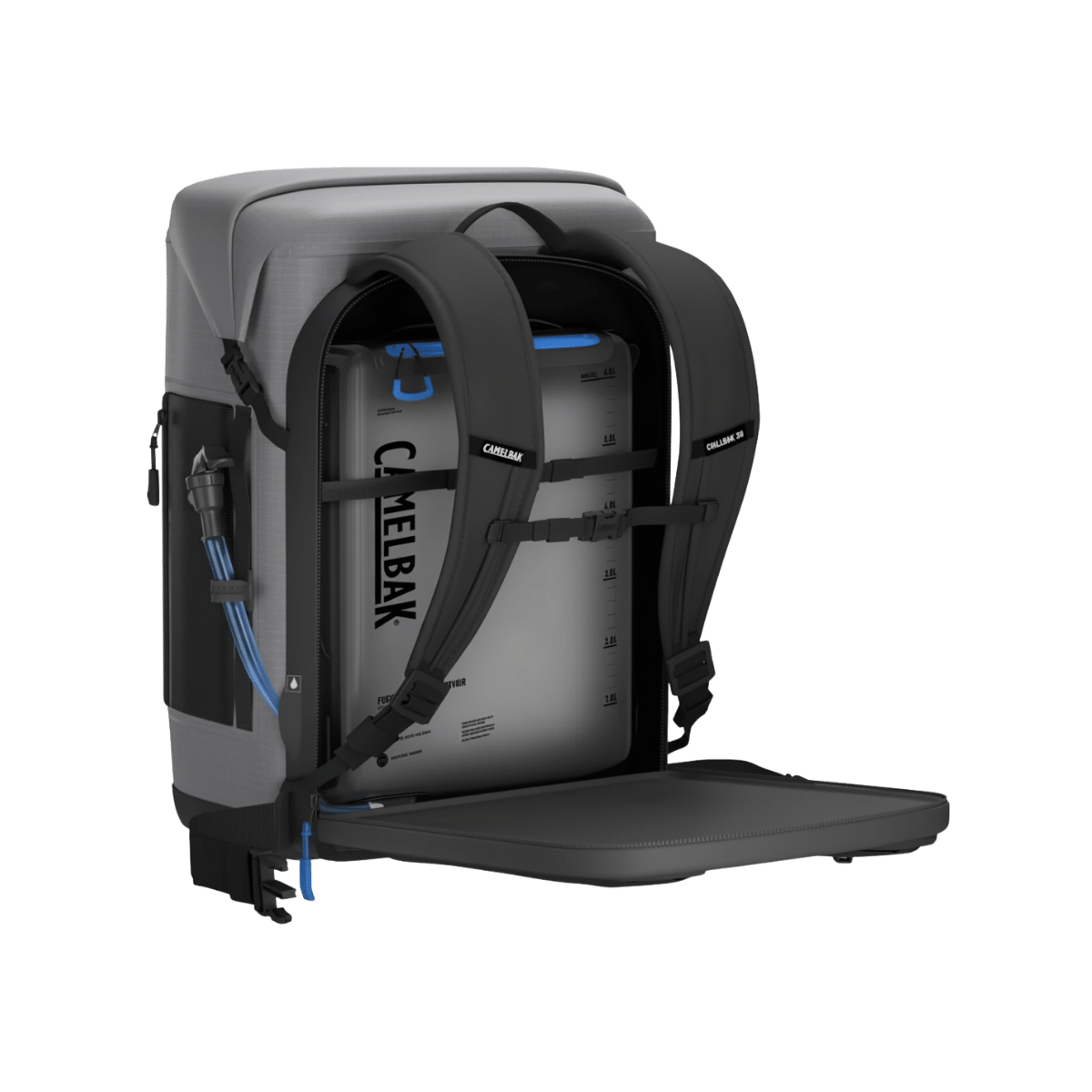 CAMELBAK CHILLBAK PACK 30L SOFT COOLER - 6 L - MONUMENT GREY - INNER VIEW