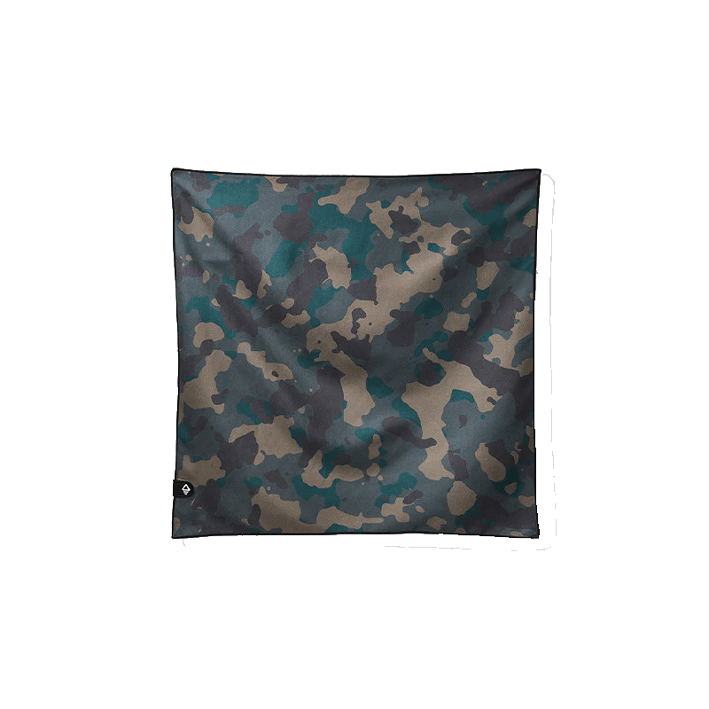 NOMADIX BANDANA TOWEL CAMO GREEN