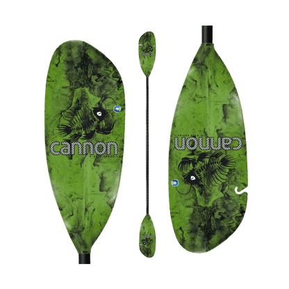 CANNON PADDLES KINGFISHER CAMO ADJ PADDLE - CAMO - MULTI ANGLE VIEW - 240-260CM