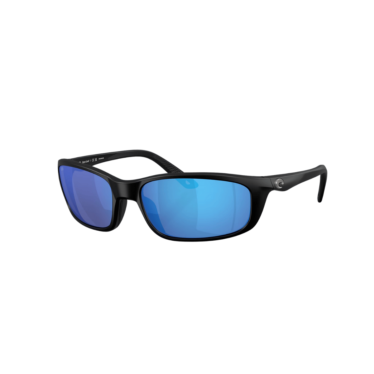 COSTA DEL MAR BRINE II SUNGLASSES - MATTE BLACK / BLUE