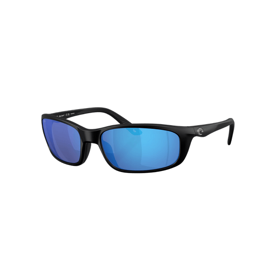 COSTA DEL MAR BRINE II SUNGLASSES - MATTE BLACK / BLUE