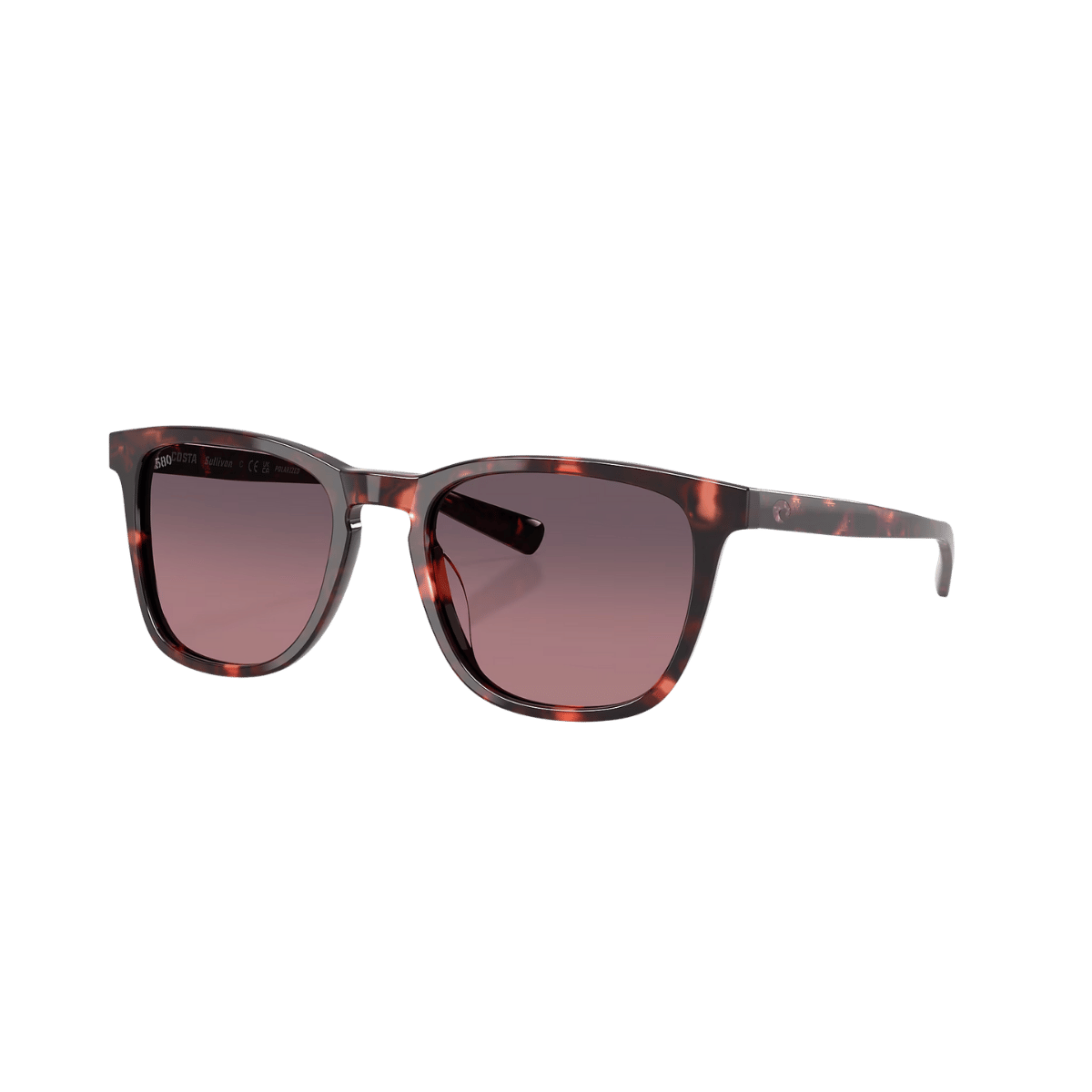 COSTA DEL MAR SULLIVAN SUNGLASSES - SUNSET TORTOISE - ROSE GRADIENT