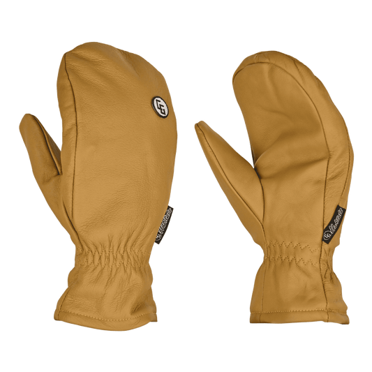 CG HABITATS GAME CHANGER SZ MITTEN - COYOTE BROWN - FRONT/BACK VIEW