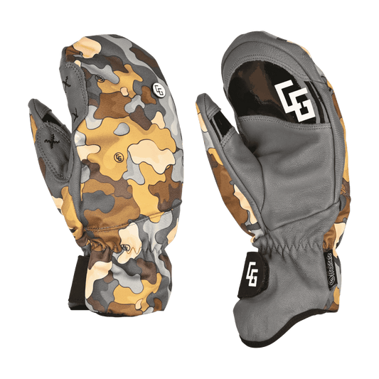CG HABITATS PARK MITTEN - CANDY CAMO - FRONT/BACK VIEW