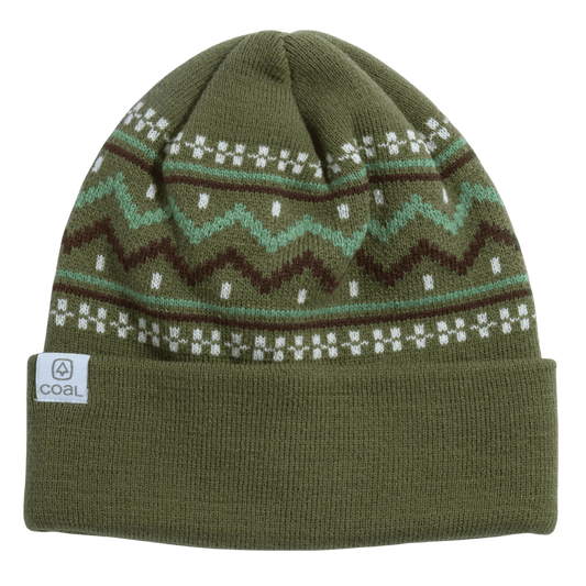 COAL THE FJORD OLIVE BEANIE