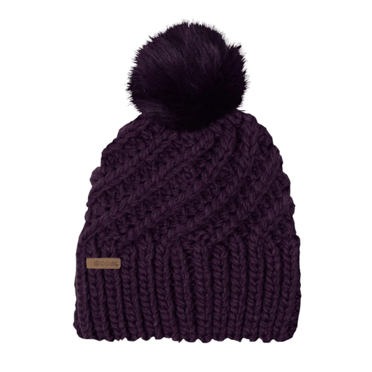 COAL THE MAIZY BEANIE BLACK CHERRY