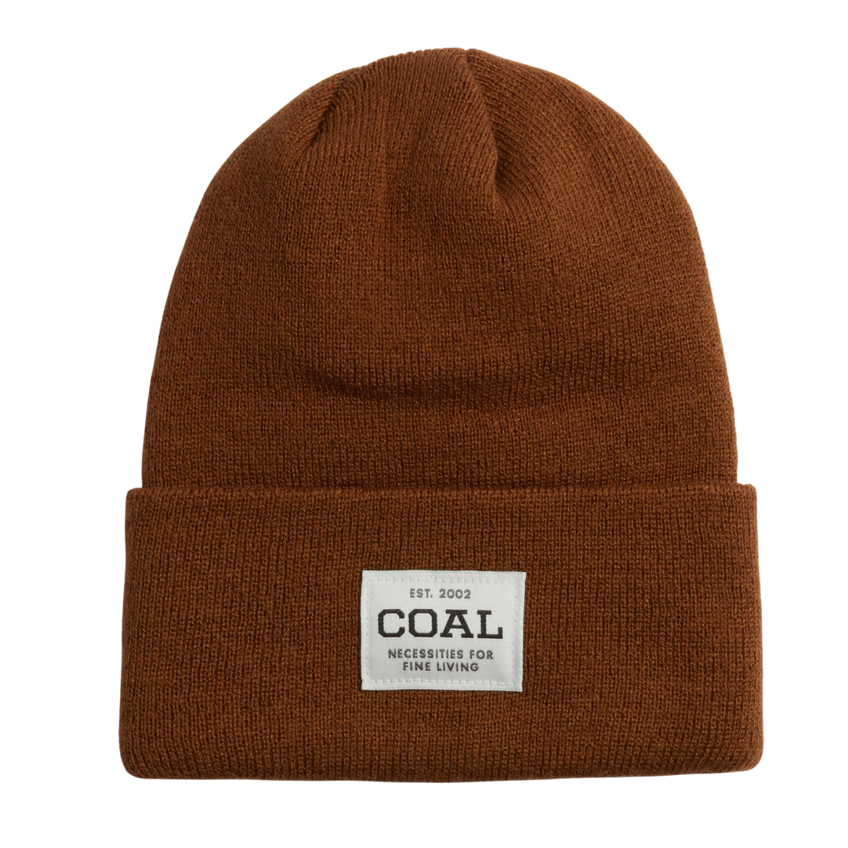 COAL THE UNIFORM KNIT CUFF BEANIE LIGHT BROWN