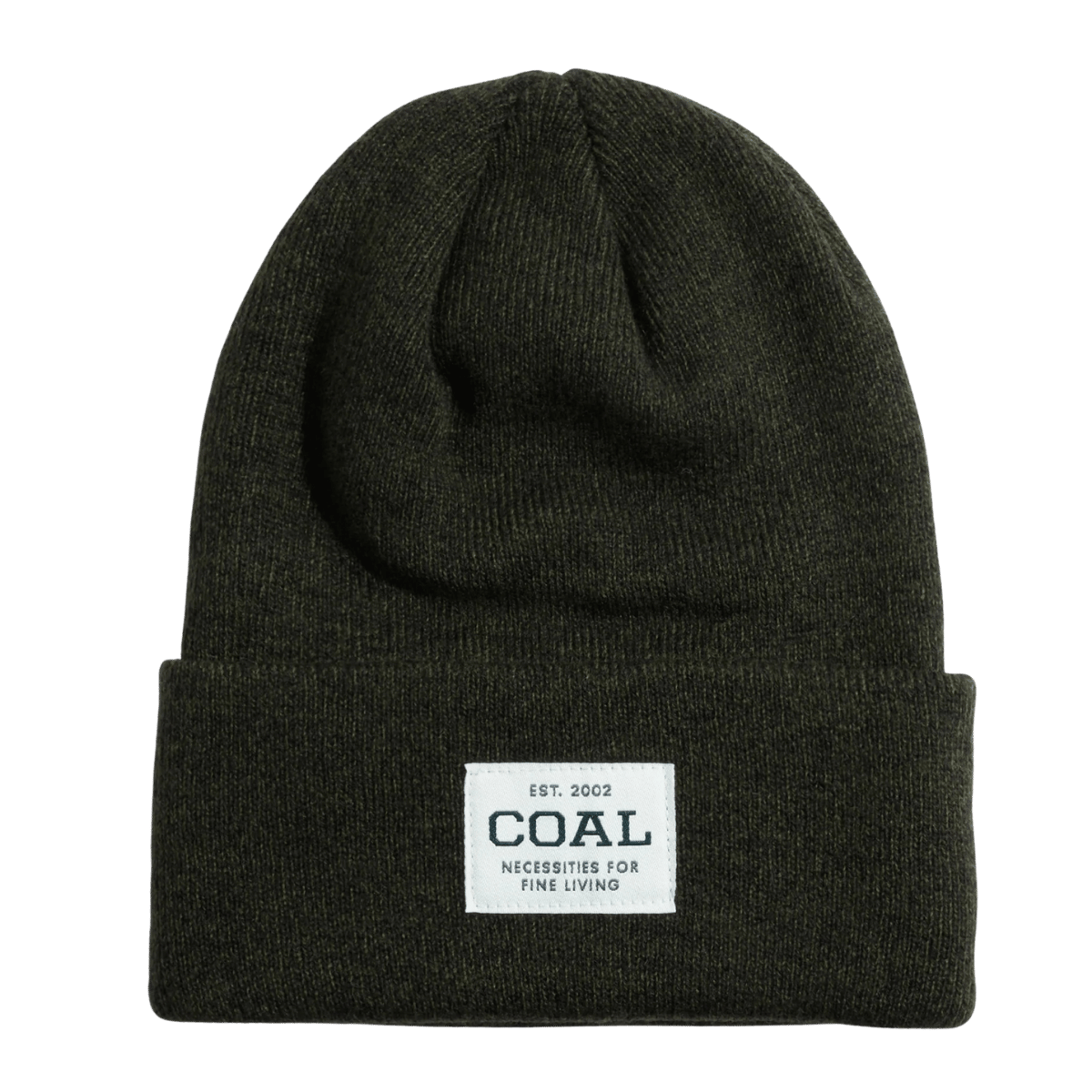 COAL THE UNIFORM KNIT CUFF BEANIE OLIVE BLACK MARL