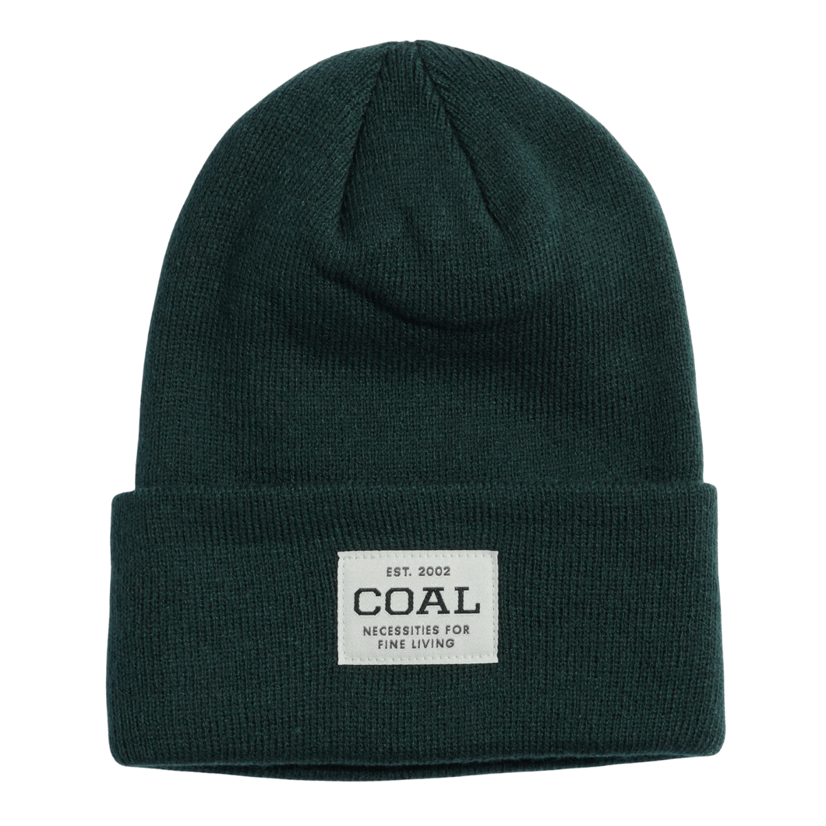COAL THE UNIFORM KNIT CUFF BEANIE DARK GREEN