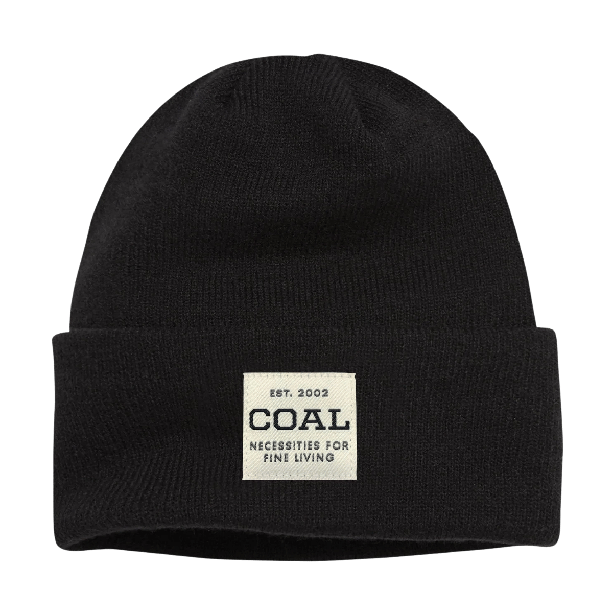 COAL THE UNIFORM MID BLACK FRONT VIEW