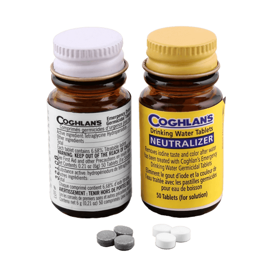 COGHLANS TWO-STEP DRINIKING WATER TREATMENT - 50 TABLETS PER BOTTLE