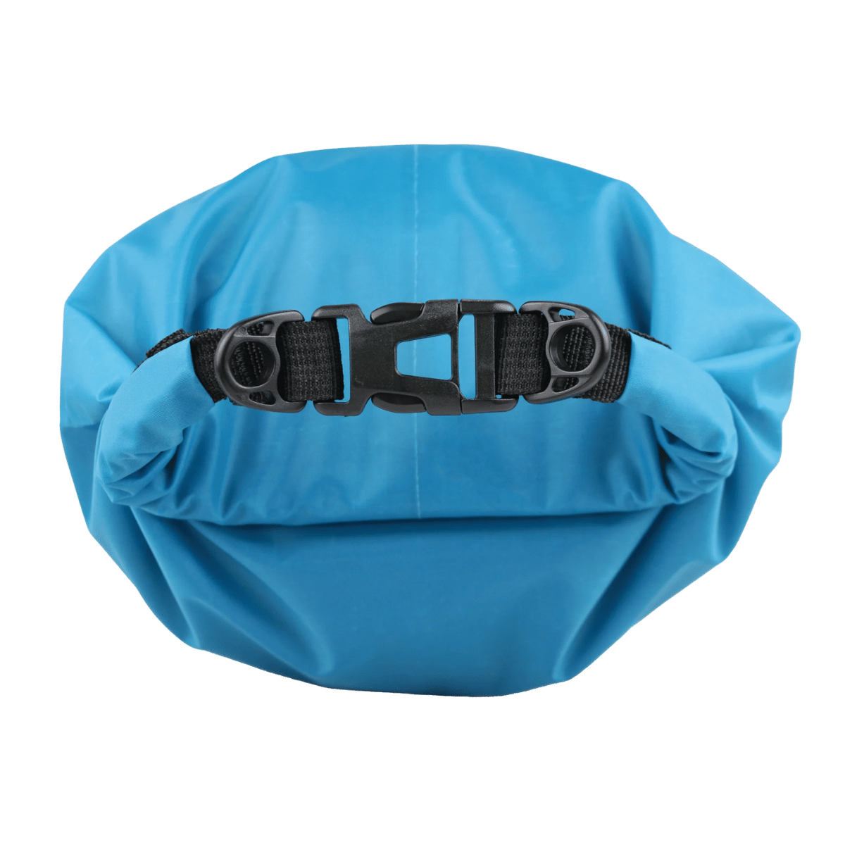COGHLANS LIGHTWEIGHT DRY BAG - 10L - HYPER BLUE - TOP VIEW