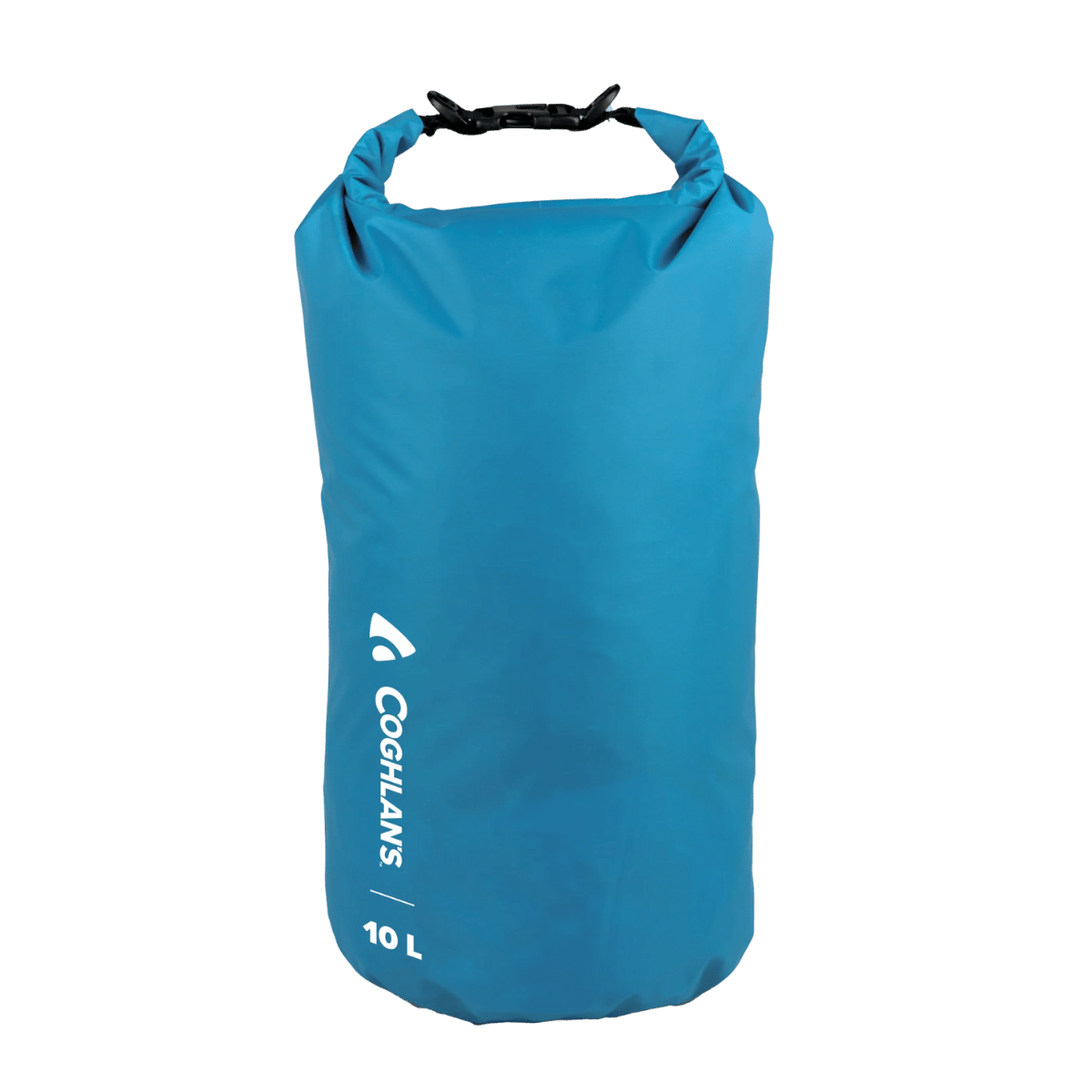 COGHLANS LIGHTWEIGHT DRY BAG - 10L - HYPER BLUE - FRONT VIEW