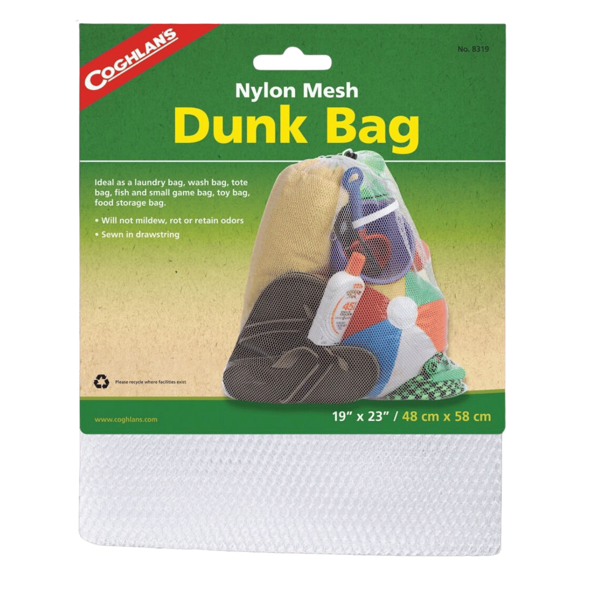 COGHLANS NYLON DUNK BAG - 19" x 23"  / 48 CM x 58 CM