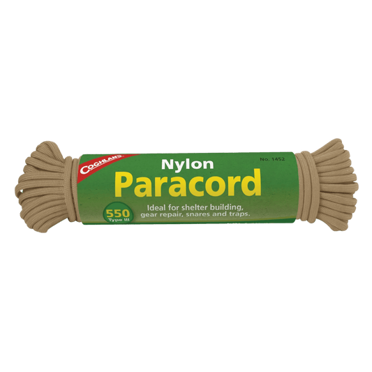 COGHLANS PARACORD 50FT - TAN