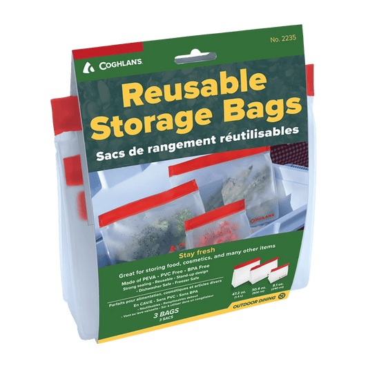 COGHLANS REUSABLE 3-PIECES STORAGE BAGS