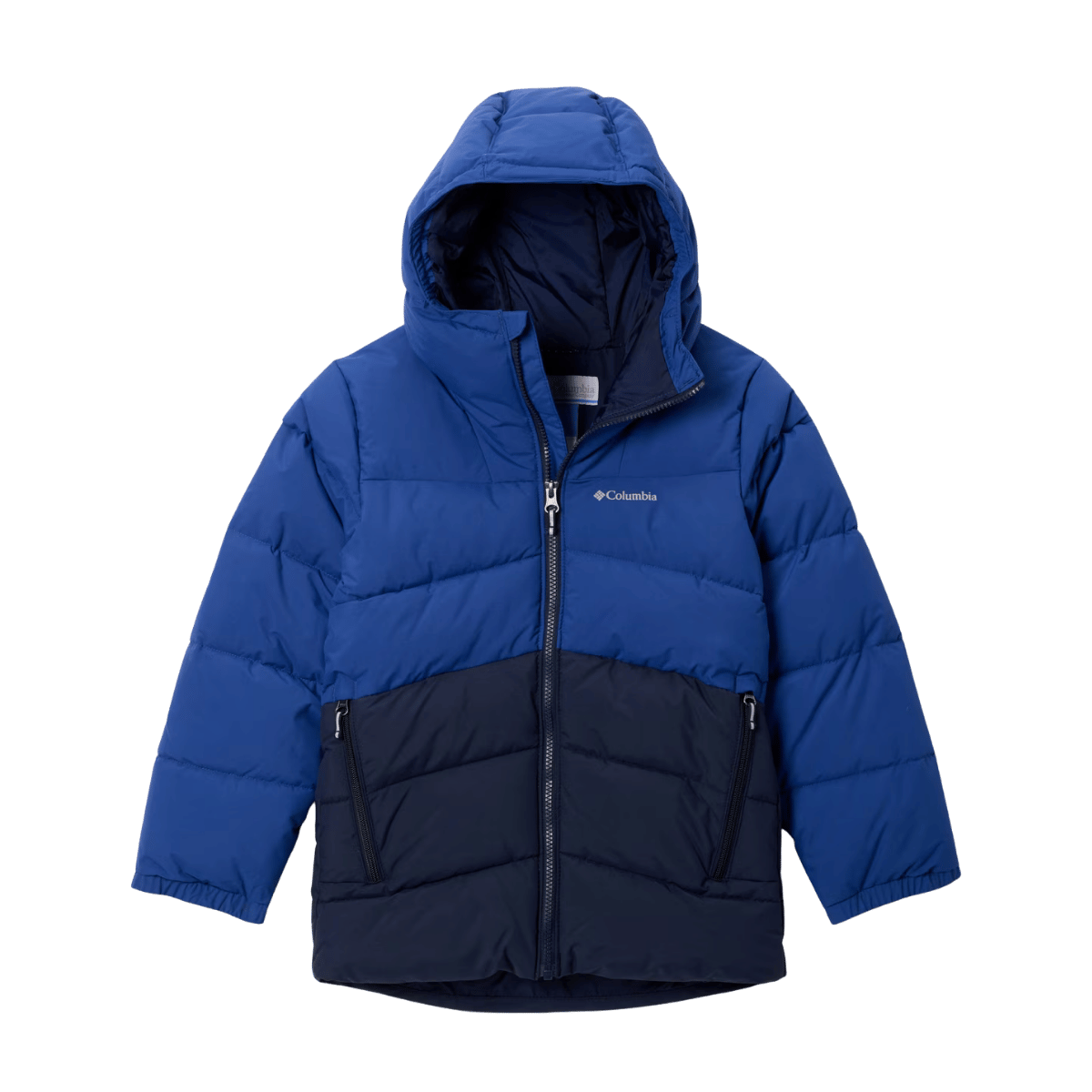 COLUMBIA BOYS' ARCTIC BLAST II JACKET - MOUNTAIN BLUE - FRONT VIEW
