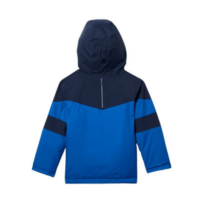 COLUMBIA BOYS' MIGHTY MOGUL II JACKET - COLLEGIATE NAVY - BACK VIEW