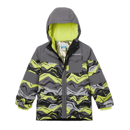 COLUMBIA BOYS' MIGHTY MOGUL II JACKET - RADIATION TECTONIC  - FRONT VIEW