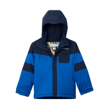 COLUMBIA BOYS' MIGHTY MOGUL II JACKET - COLLEGIATE NAVY - FRONT VIEW