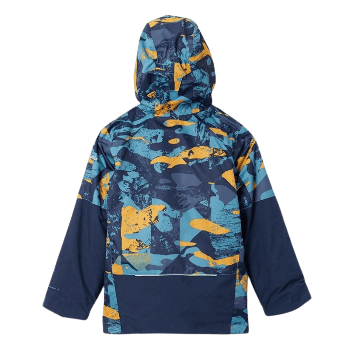 COLUMBIA BOYS' WHIRLIBIRD II INTERCHANGE JACKET - SHASTA GEO - BACK VIEW
