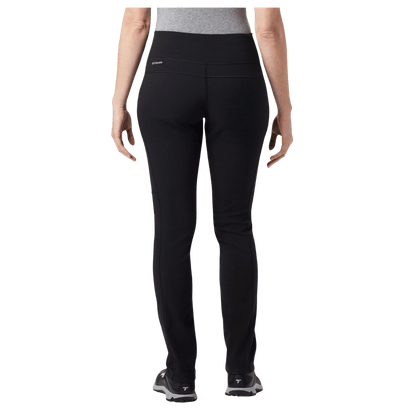 COLUMBIA WOMEN'S BACK BEAUTY HIGHRISE WARM WINTER PANTS - BLACK - BACK VIEW