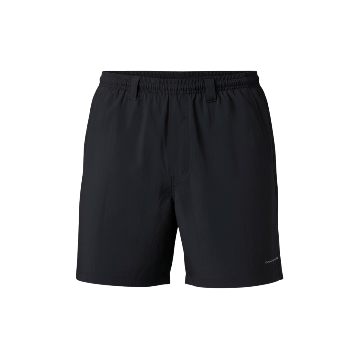 COLUMBIA BACKCAST III WATER SHORT 8"- BLACK - FRONT VIEW