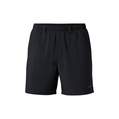 COLUMBIA BACKCAST III WATER SHORT 8"- BLACK - FRONT VIEW