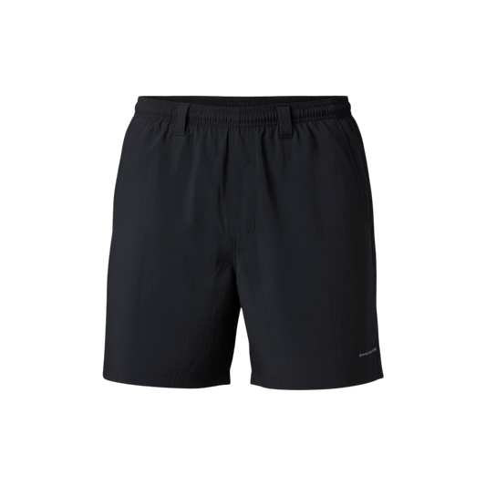 COLUMBIA BACKCAST III WATER SHORT 8"- BLACK - FRONT VIEW